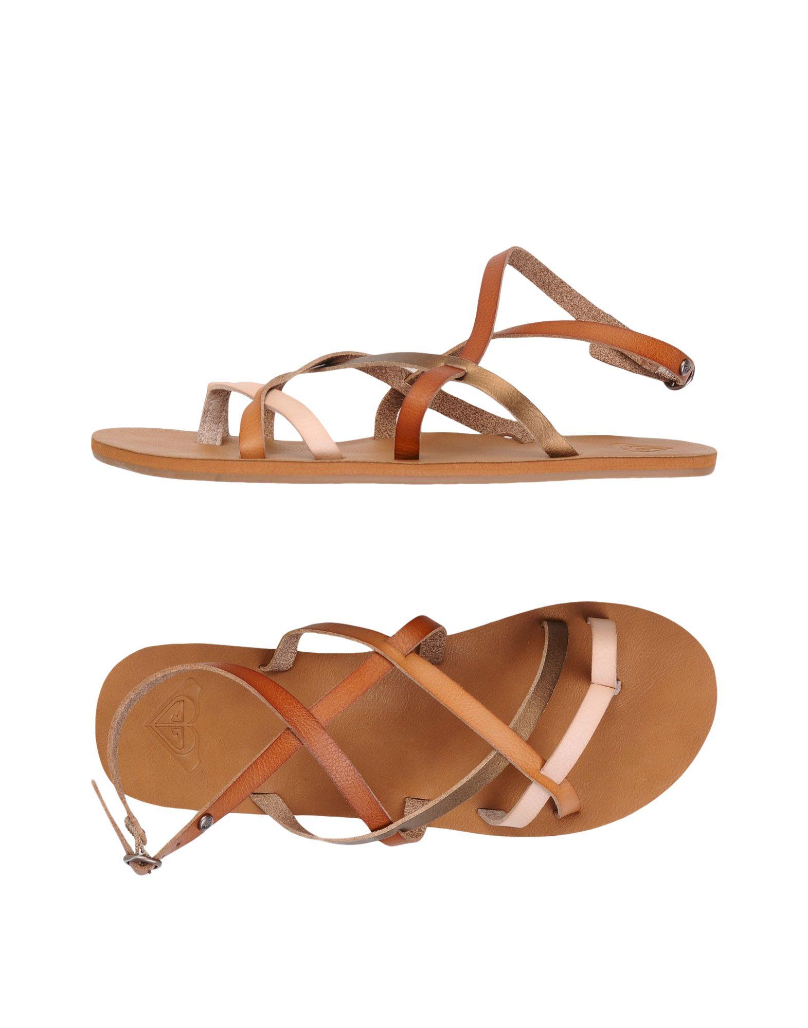 roxy tan flip flops