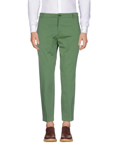 Shop Dondup Casual Pants In Green
