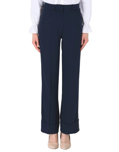 Shop Wood Wood Casual Pants In Dark Blue