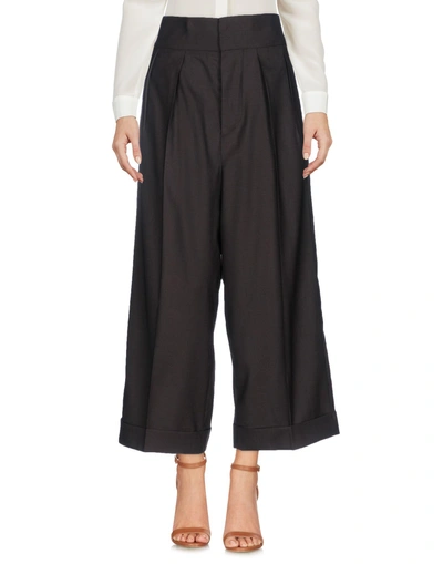 Shop Marni Woman Pants Dark Brown Size 6 Virgin Wool