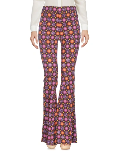 Shop Givenchy Casual Pants In Deep Purple