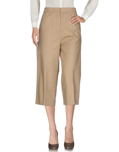 Shop Rochas Casual Pants In Sand