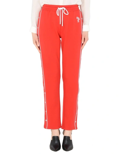Shop The Kooples Sport Casual Pants In Red