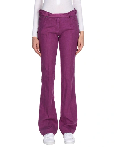 Shop Barbara Bui Casual Pants In Purple