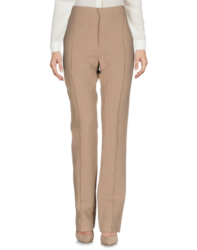 Shop Marni Casual Pants In Sand