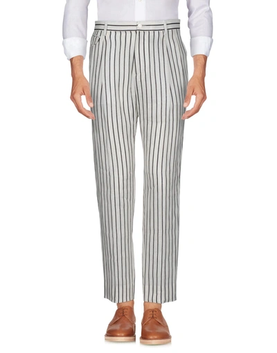 Shop Dolce & Gabbana Casual Pants In Ivory