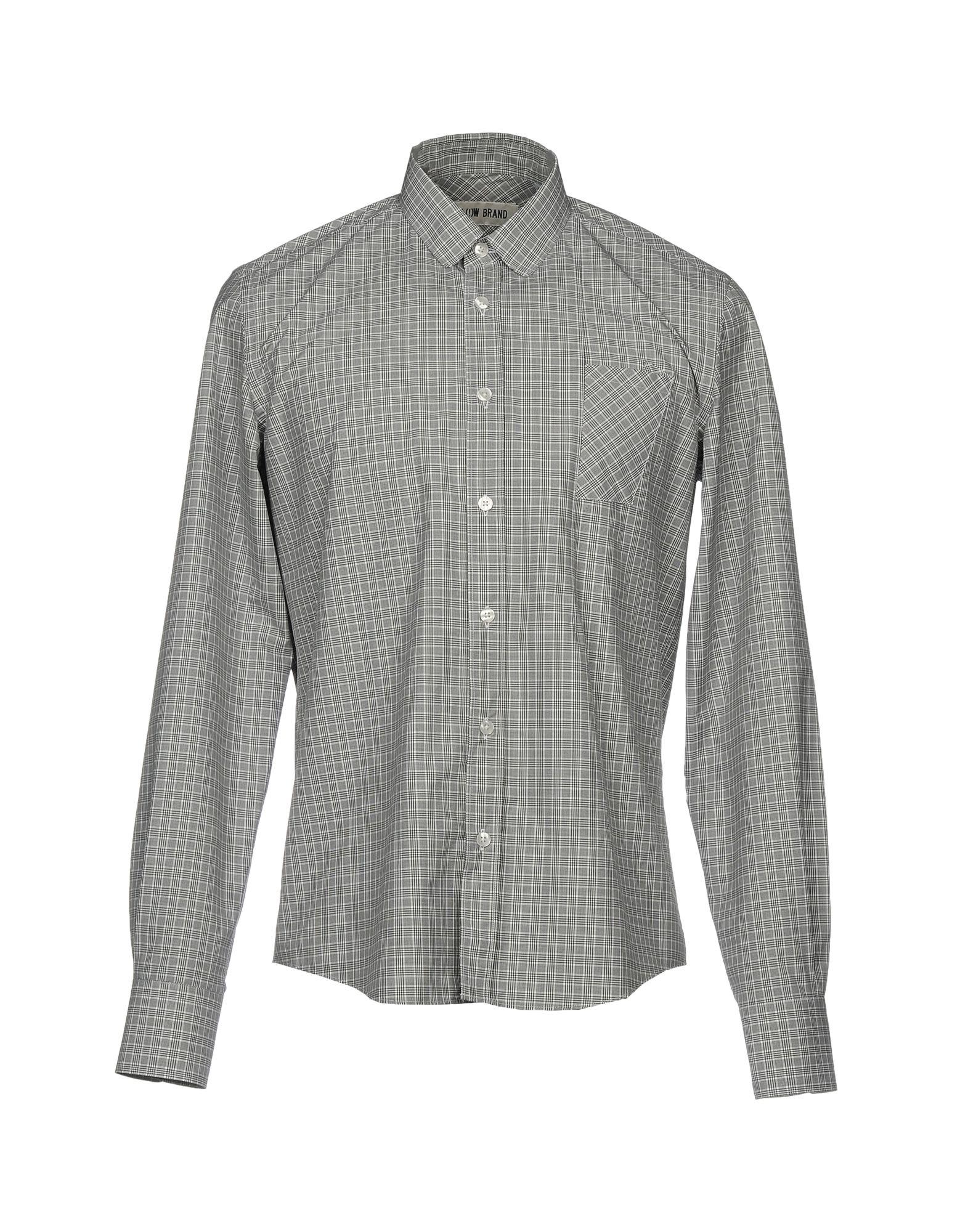 Low Brand Checked Shirt In Grey | ModeSens