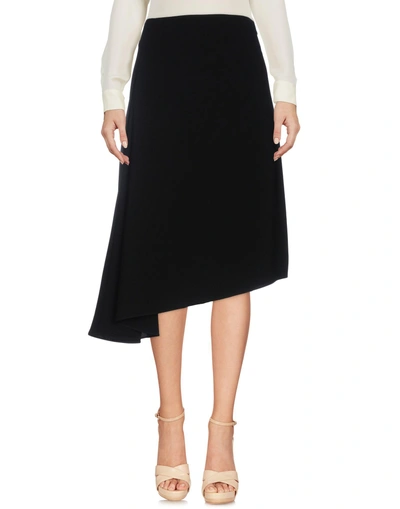 Shop Mcq By Alexander Mcqueen 3/4 Length Skirts In Black