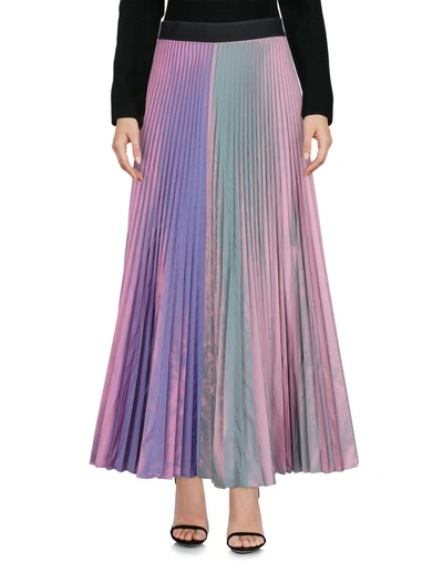 Shop Christopher Kane Maxi Skirts In Purple