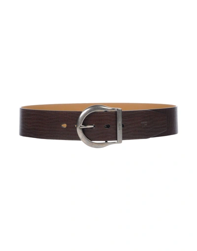 Shop Tom Ford Belts In Dark Brown