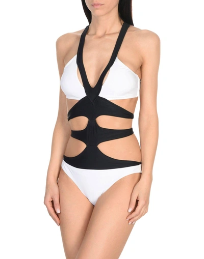 Shop Moeva One-piece Swimsuits In Black