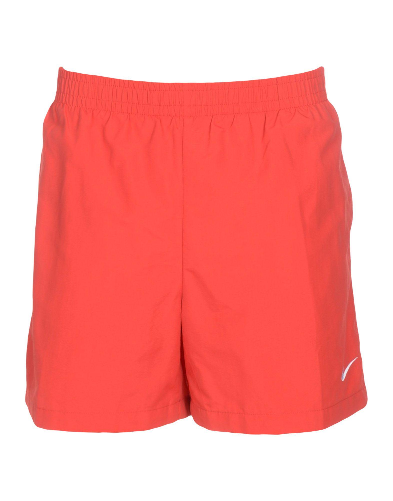 red nike swim shorts