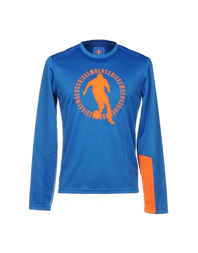 Shop Bikkembergs T-shirt In Bright Blue