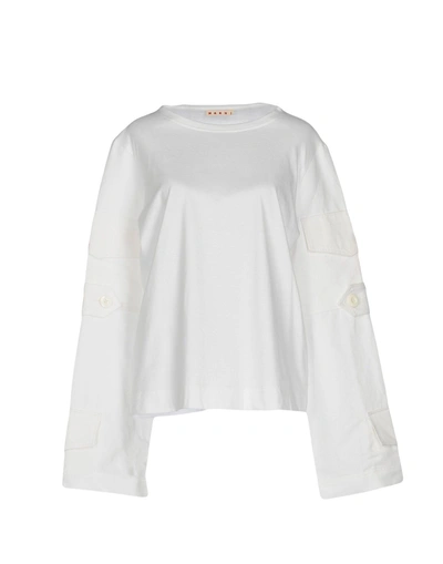 Shop Marni T-shirt In White