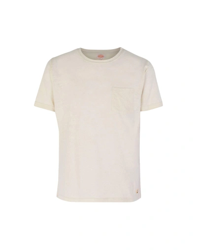 Shop Armor-lux T-shirt In Ivory