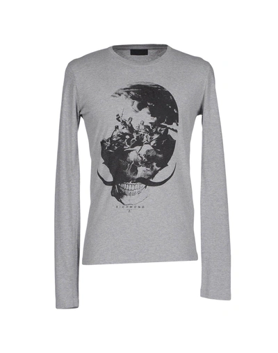 Shop Richmond X T-shirt In Grey