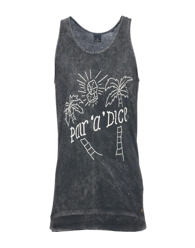 Shop Scotch & Soda Tank Top In Steel Grey