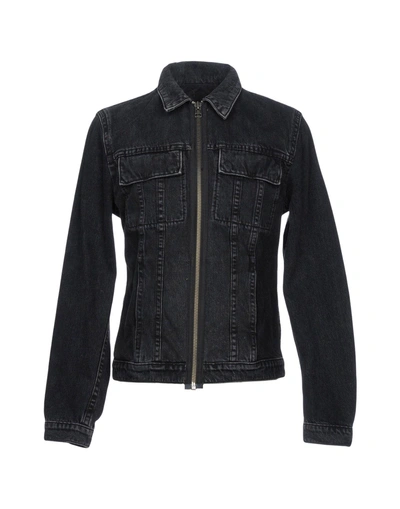 Shop Helmut Lang Denim Jacket In Black