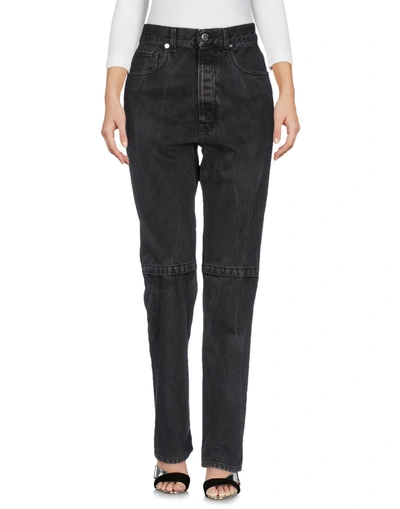 Shop Christopher Kane Denim Pants In Black