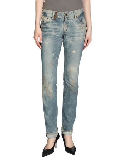 Shop Prps Denim Pants In Blue