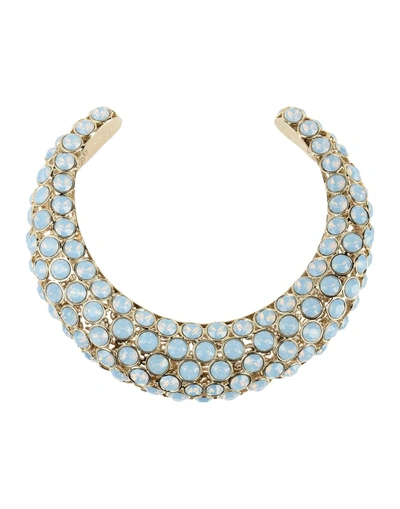 Shop Elie Saab Necklaces In Sky Blue