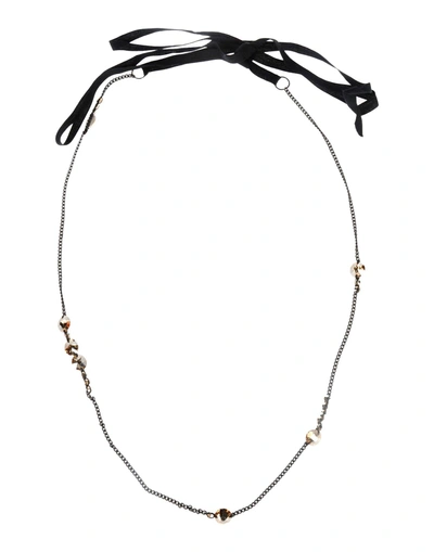 Shop Ann Demeulemeester Necklaces In Yellow