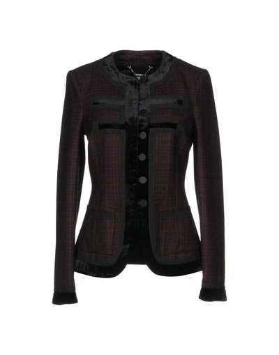 Shop Givenchy Blazer In Deep Purple