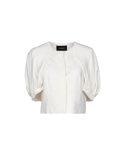 Shop Simone Rocha Blazer In White