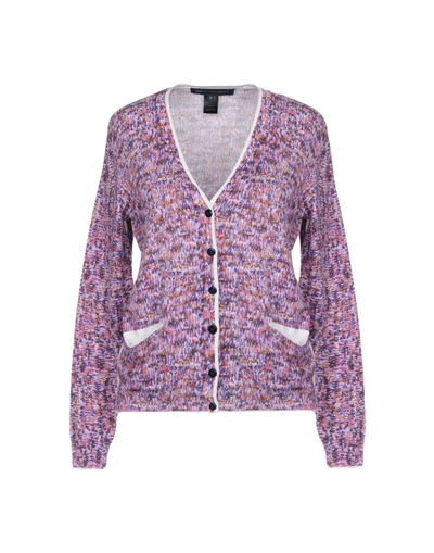 Shop Marc By Marc Jacobs Cardigan In Light Purple