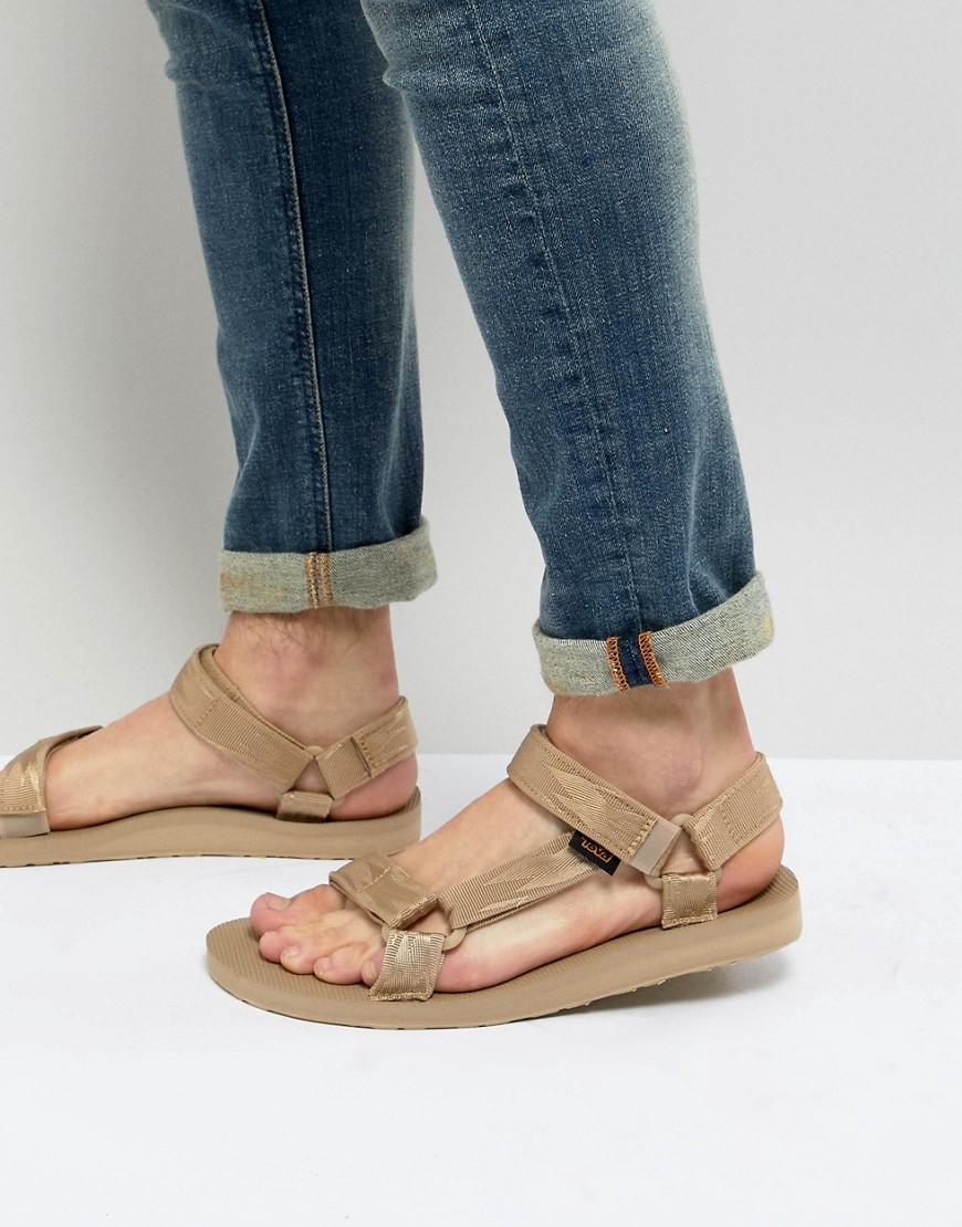 teva sandals beige