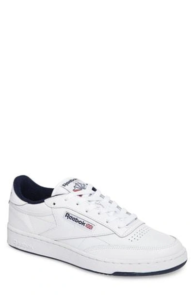 Shop Reebok Club C 85 Sneaker In White/ Navy