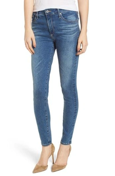 Shop Ag The Farrah Ankle Skinny Jeans In California Blue