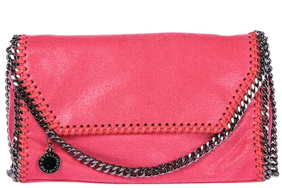 Shop Stella Mccartney Women's Shoulder Bag  Falabella Mini Shaggy Deer In Pink