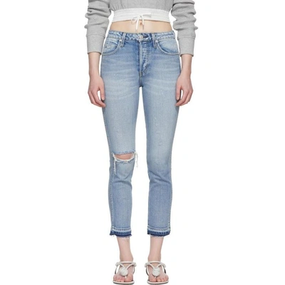 Shop Amo Blue Babe Jeans In Trippin'