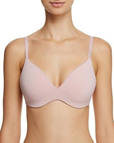 Shop Calvin Klein Sculpted Wireless Triangle Bra In Connected