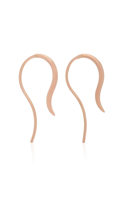 Shop White/space Oona 14k Rose Gold Earrings