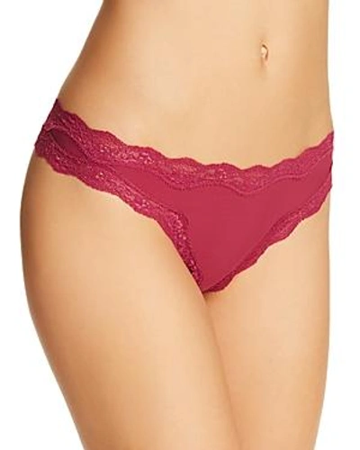 Shop Calvin Klein Coquette Thong In Indulging Pink