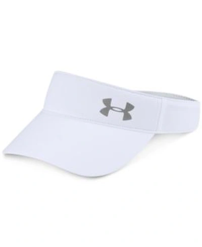 Shop Under Armour Fly By Visor In White