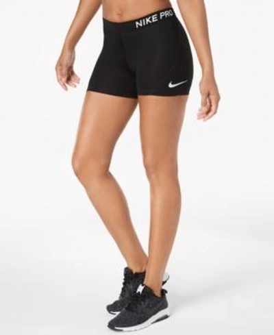 Shop Nike Pro Dri-fit Shorts In Black/igloo