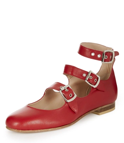 Shop Vivienne Westwood Roman Three Straps In Red