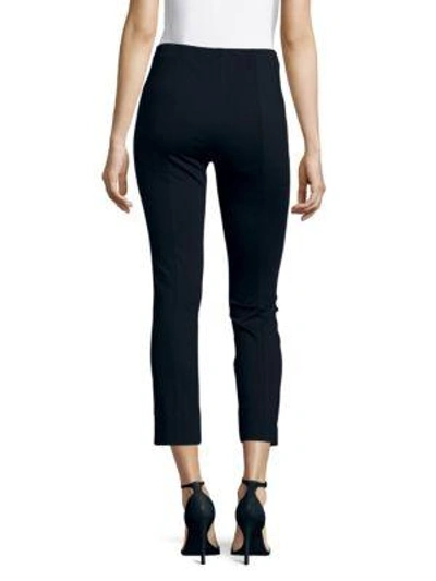 Shop Vince Slim-fit Pull-on Coastal Pants In Black