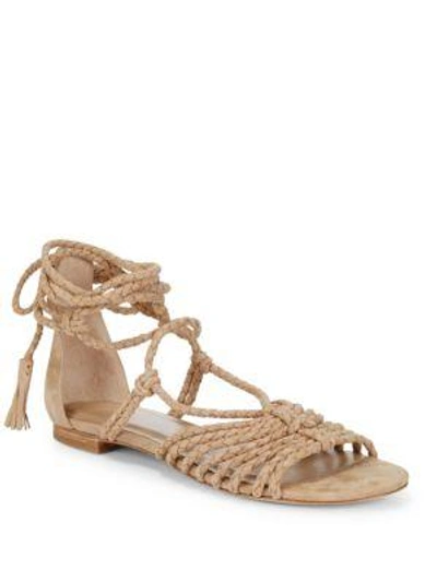 Shop Joie Falk Leather Sandals In Skylark