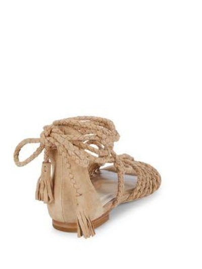 Shop Joie Falk Leather Sandals In Skylark