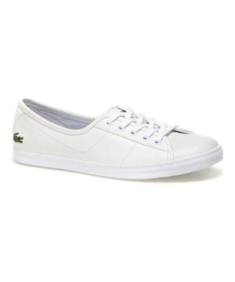 lacoste ziane leather white