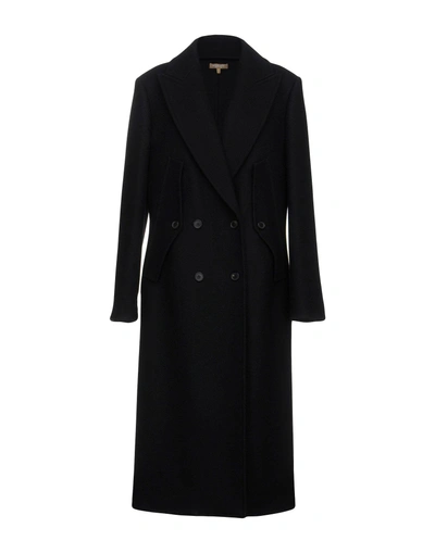 Shop Michael Kors Coat In Black