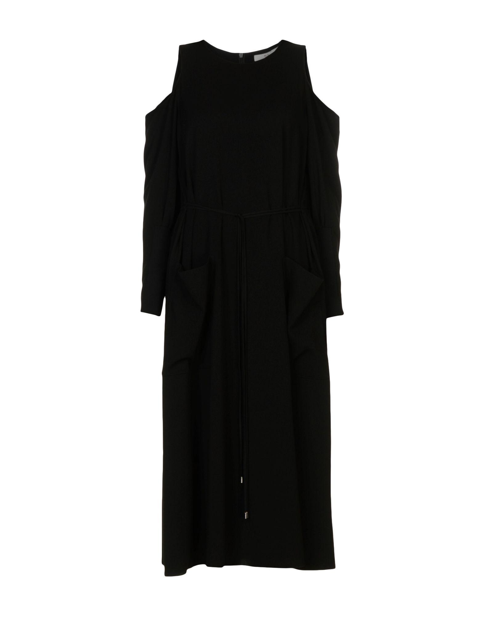 tibi black dress