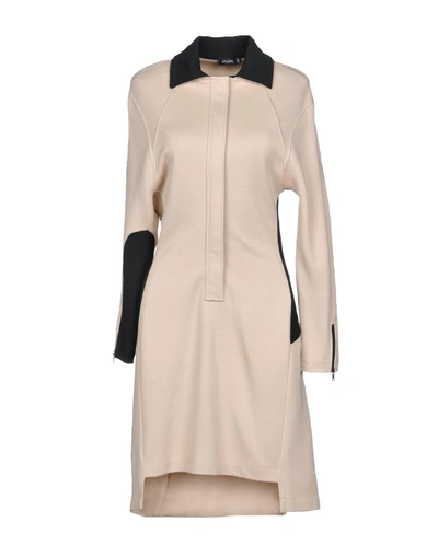 Shop Atlein Enges Kleid In Beige