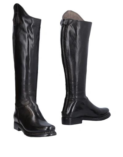 Shop Eleventy Woman Boot Black Size 7 Soft Leather