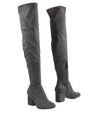 Shop Kendall + Kylie Woman Boot Grey Size 7 Textile Fibers