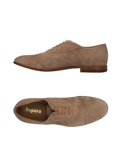 Shop Raparo Laced Shoes In Sand